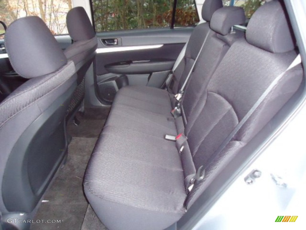 2012 Outback 2.5i Premium - Ruby Red Pearl / Off Black photo #17