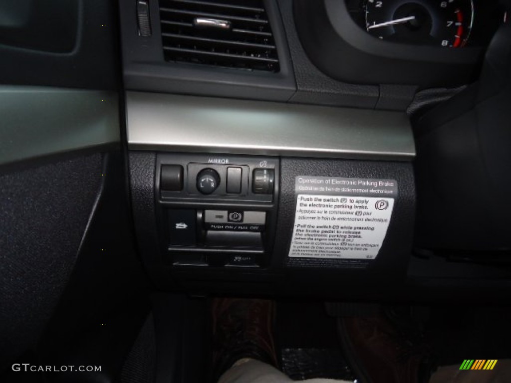 2012 Outback 2.5i Premium - Ruby Red Pearl / Off Black photo #24