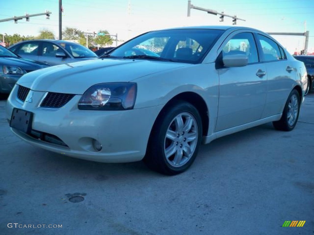 2006 Galant SE - Dover White Pearl / Black photo #1