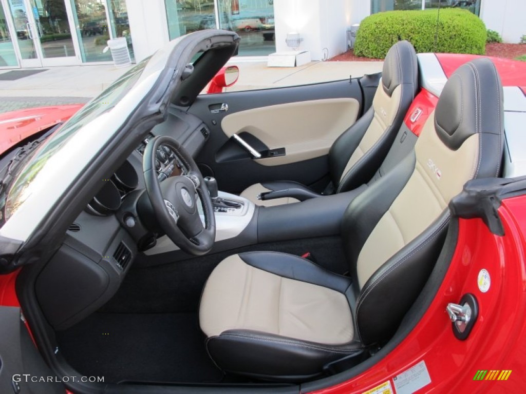 Tan Interior 2008 Saturn Sky Red Line Roadster Photo #63050839