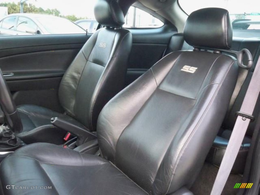 Ebony Interior 2006 Chevrolet Cobalt SS Supercharged Coupe Photo #63051376