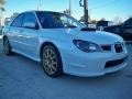 2007 Satin White Pearl Subaru Impreza WRX STi  photo #2