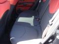 2011 Kia Soul Red/Black Sport Cloth Interior Rear Seat Photo