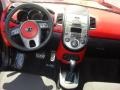 2011 Kia Soul Red/Black Sport Cloth Interior Dashboard Photo
