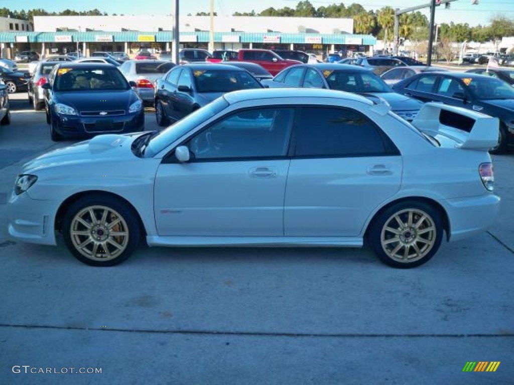 Satin White Pearl 2007 Subaru Impreza WRX STi Exterior Photo #63052830