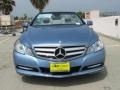 2012 Quartz Blue Metallic Mercedes-Benz E 350 Cabriolet  photo #2