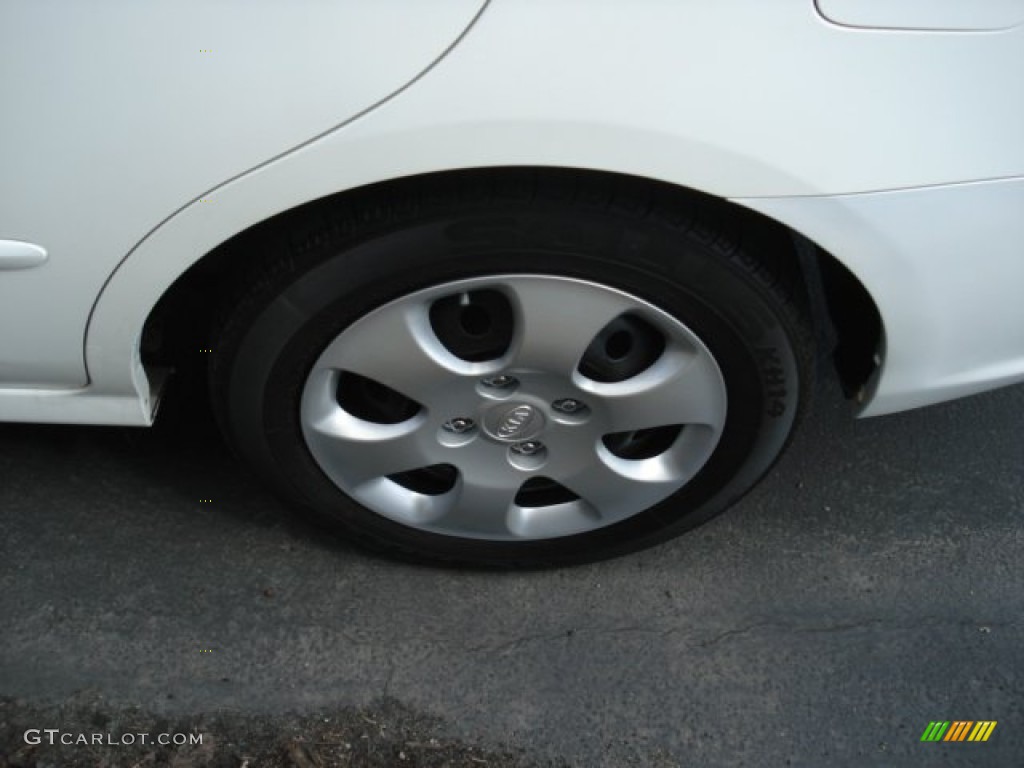 2008 Spectra LX Sedan - White / Gray photo #12