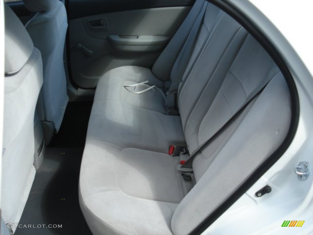 2008 Spectra LX Sedan - White / Gray photo #16