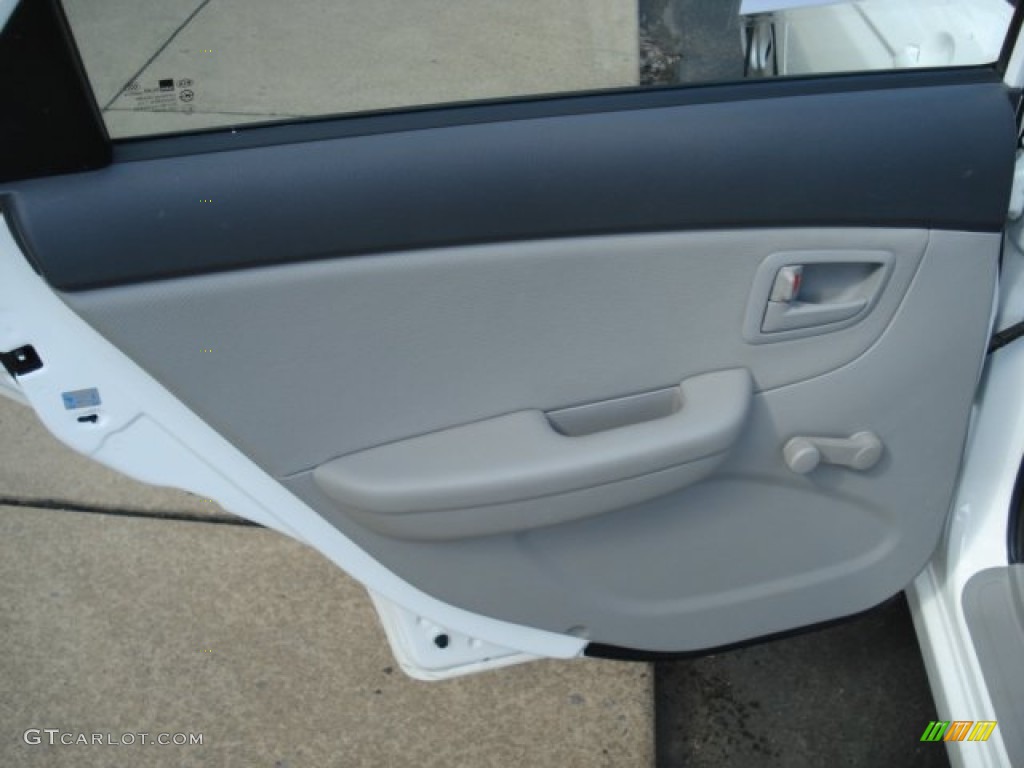 2008 Spectra LX Sedan - White / Gray photo #17