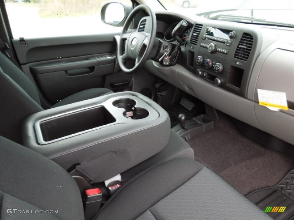 2012 Silverado 1500 LS Extended Cab 4x4 - Black Granite Metallic / Dark Titanium photo #22