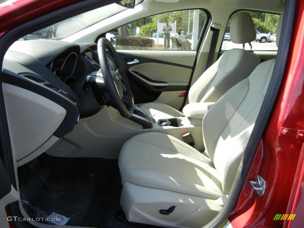 2012 Focus SEL 5-Door - Red Candy Metallic / Stone photo #5