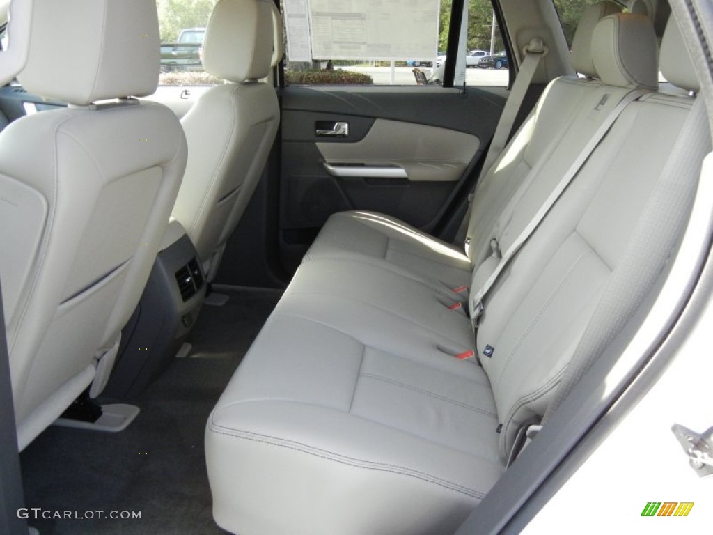 2012 Edge Limited EcoBoost - White Platinum Metallic Tri-Coat / Medium Light Stone photo #6