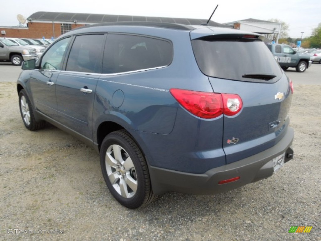 Twilight Blue Metallic 2012 Chevrolet Traverse LT Exterior Photo #63058260