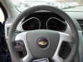 Dark Gray/Light Gray 2012 Chevrolet Traverse LT Steering Wheel