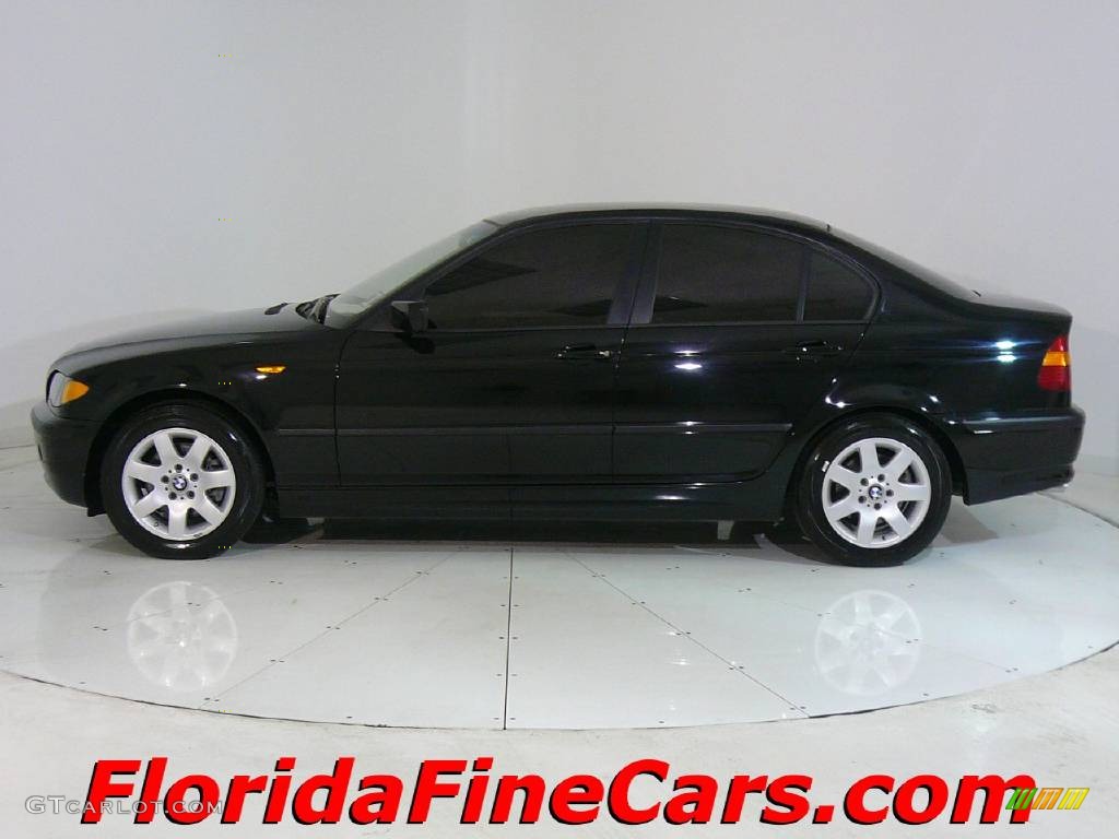 2003 3 Series 325i Sedan - Jet Black / Black photo #3