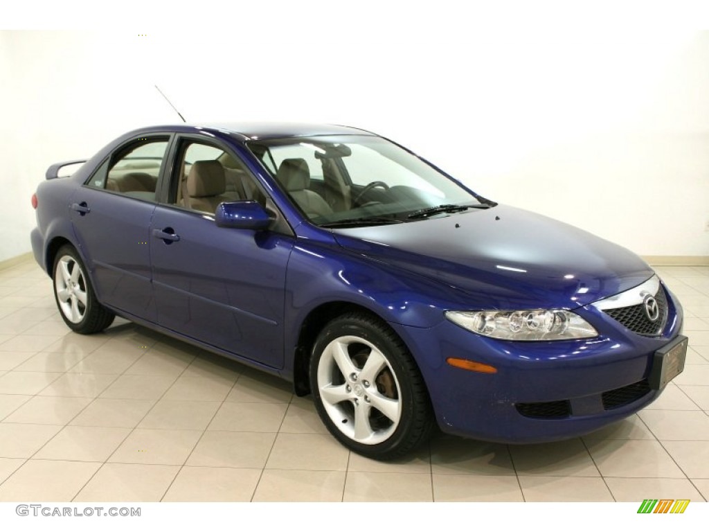 Lapis Blue Metallic 2005 Mazda MAZDA6 i Sport Sedan Exterior Photo #63058803