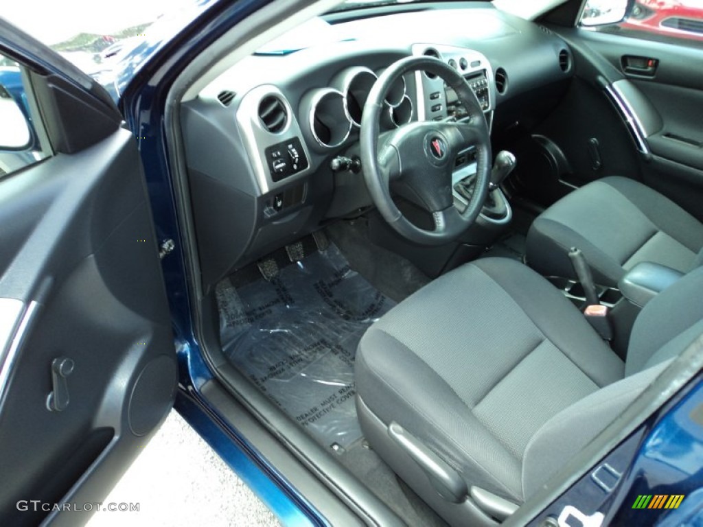 Graphite Interior 2005 Pontiac Vibe GT Photo #63059761