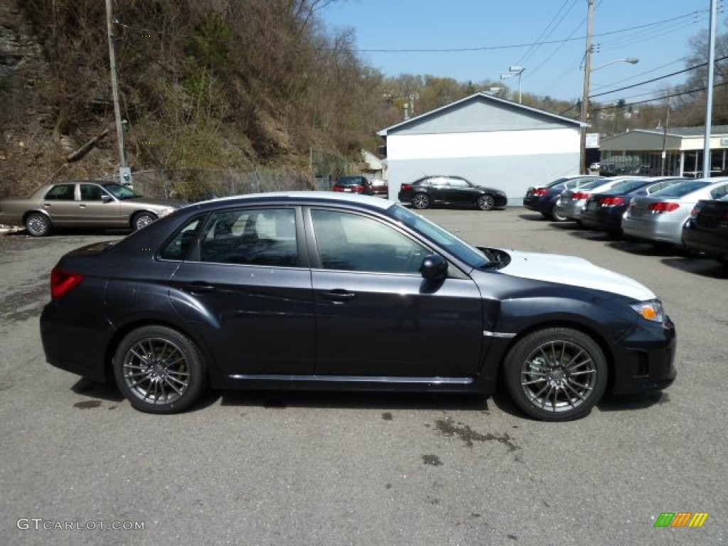 2012 Impreza WRX 4 Door - Dark Gray Metallic / WRX Carbon Black photo #4