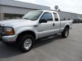 Silver Metallic 2001 Ford F250 Super Duty XLT SuperCab 4x4