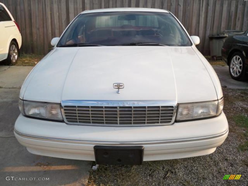 1993 Caprice LS Sedan - White / Red photo #2
