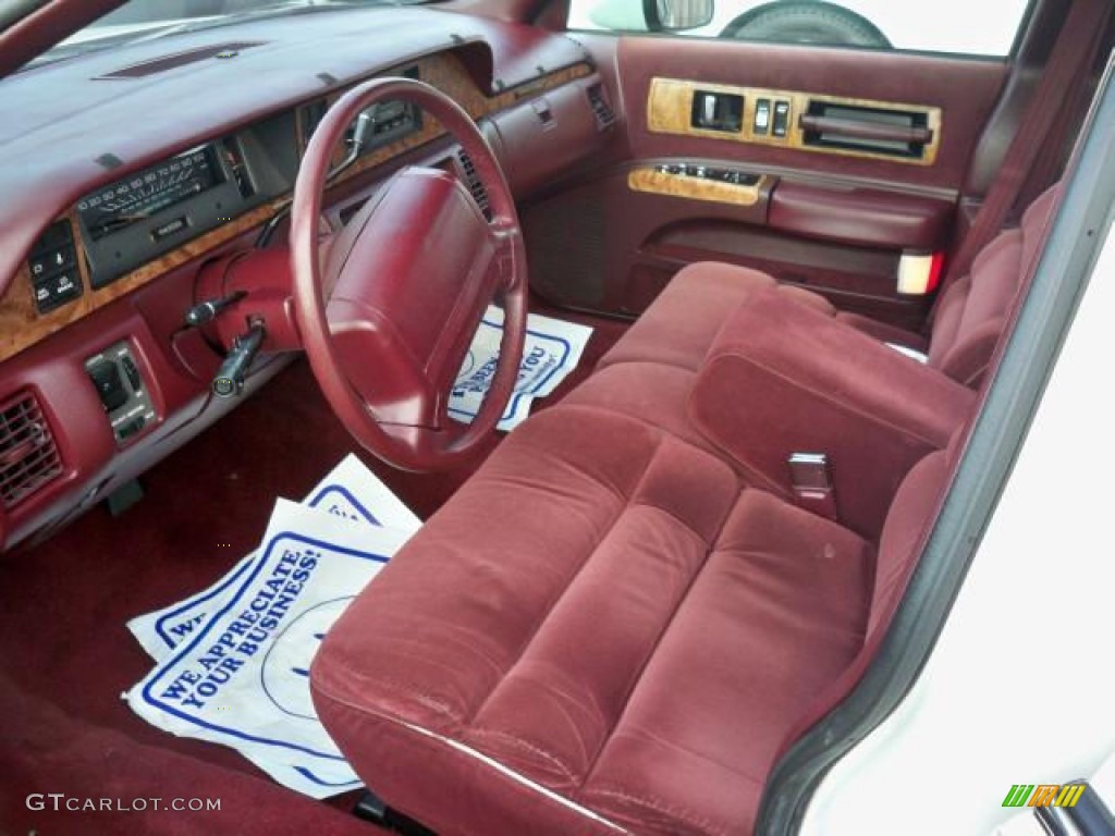 1993 Caprice LS Sedan - White / Red photo #6