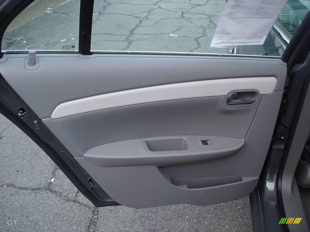 2008 Malibu LS Sedan - Dark Gray Metallic / Titanium Gray photo #19