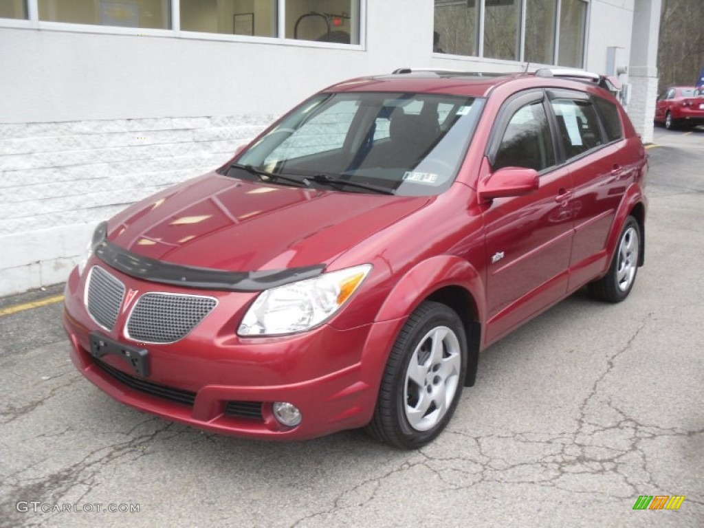 Salsa Red Metallic 2005 Pontiac Vibe AWD Exterior Photo #63062188