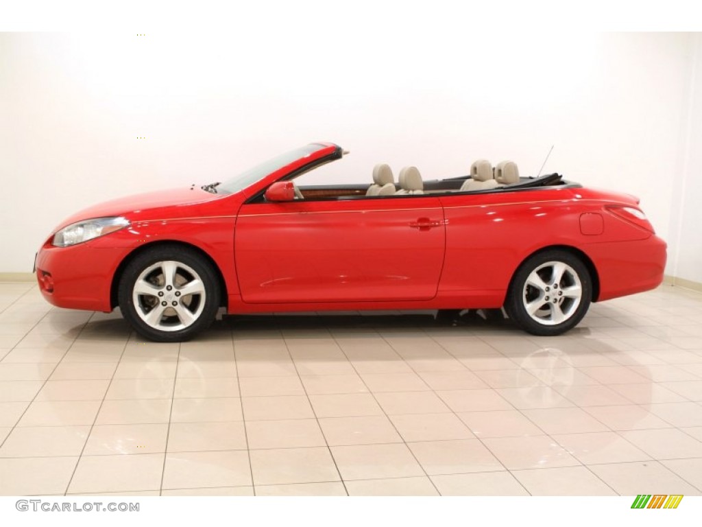 Super Red 5 2008 Toyota Solara SLE V6 Convertible Exterior Photo #63062419