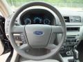 Medium Light Stone 2012 Ford Fusion S Steering Wheel