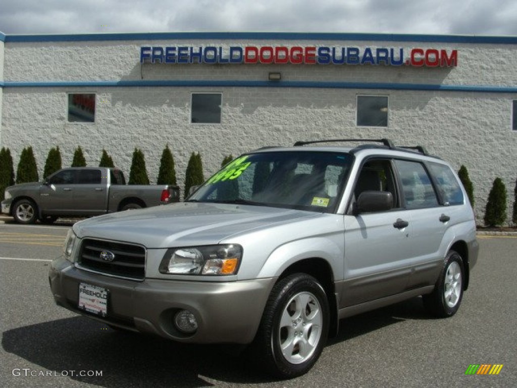 2004 Platinum Silver Metallic Subaru Forester 2.5 XS 63038812 Photo 2