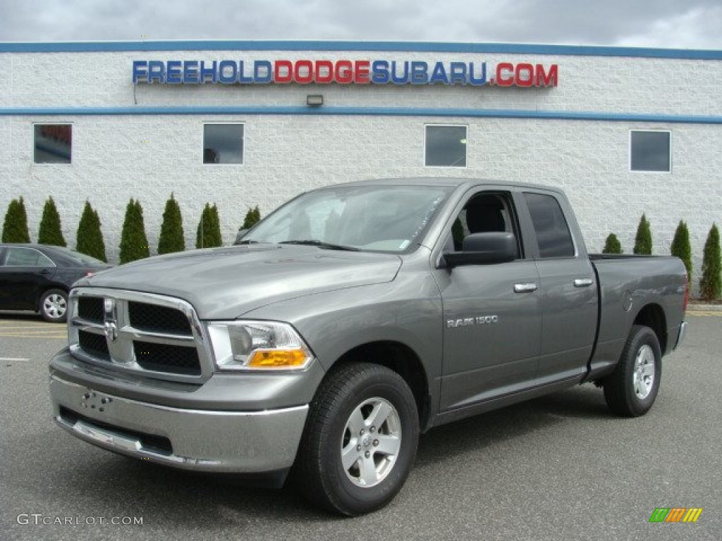 2011 Ram 1500 SLT Quad Cab 4x4 - Mineral Gray Metallic / Dark Slate Gray/Medium Graystone photo #1