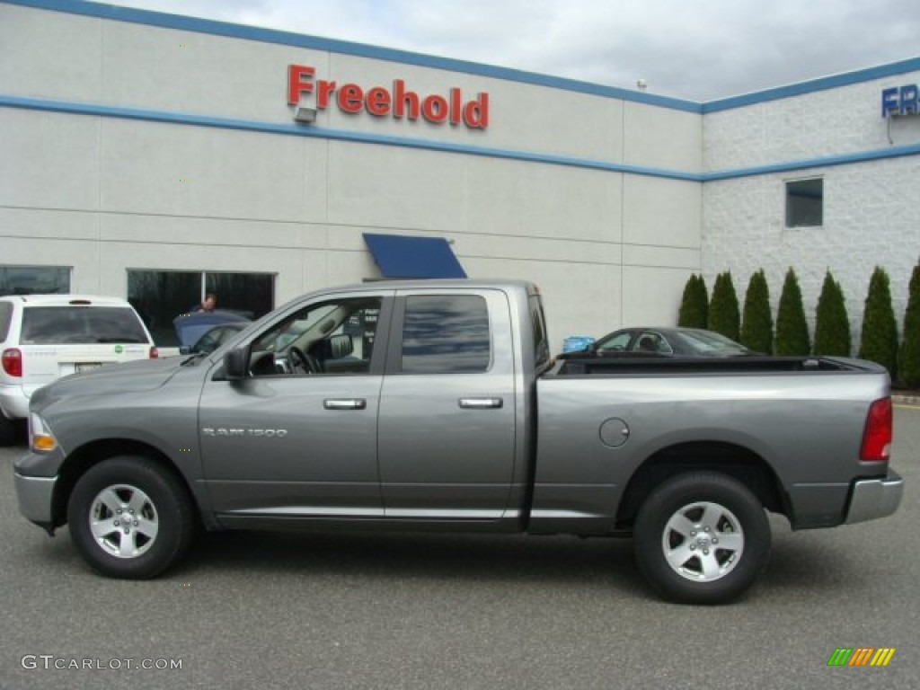 2011 Ram 1500 SLT Quad Cab 4x4 - Mineral Gray Metallic / Dark Slate Gray/Medium Graystone photo #3