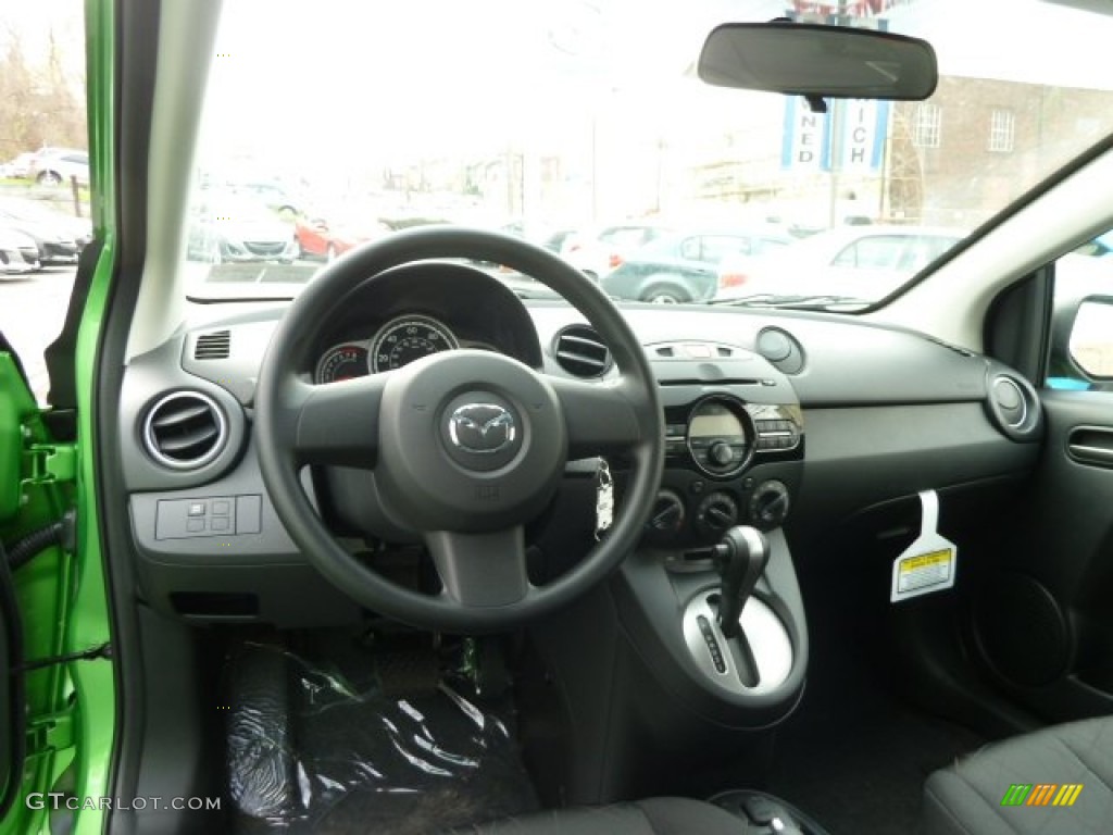2012 Mazda MAZDA2 Sport Black Dashboard Photo #63064018