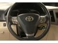 Ivory 2009 Toyota Venza V6 AWD Steering Wheel