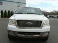2004 Oxford White Ford F150 Lariat SuperCrew 4x4  photo #2