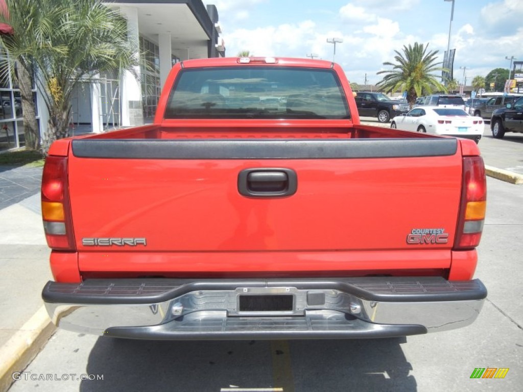 2001 Sierra 1500 SLE Extended Cab 4x4 - Fire Red / Neutral photo #3