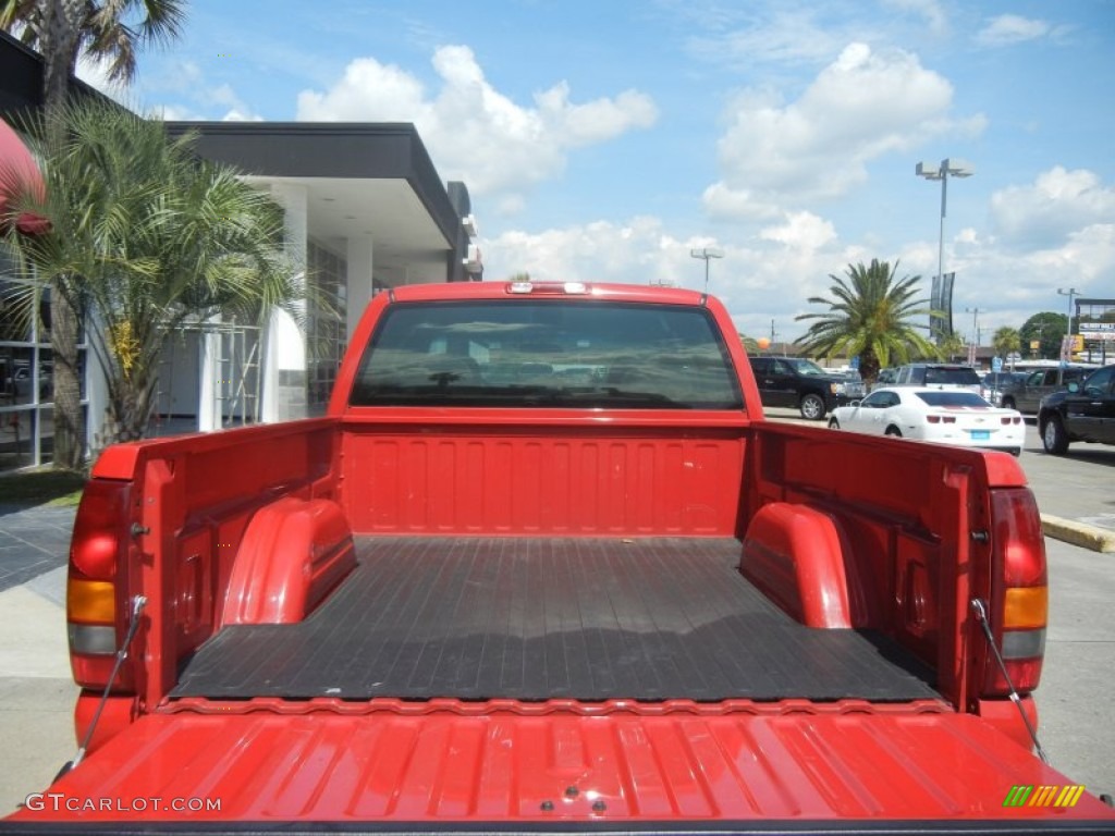 2001 Sierra 1500 SLE Extended Cab 4x4 - Fire Red / Neutral photo #4