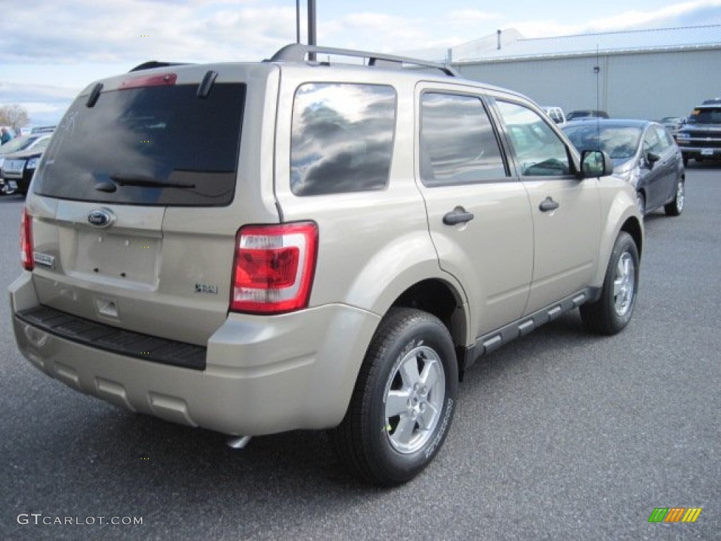 2012 Escape XLT V6 4WD - Gold Leaf Metallic / Stone photo #3