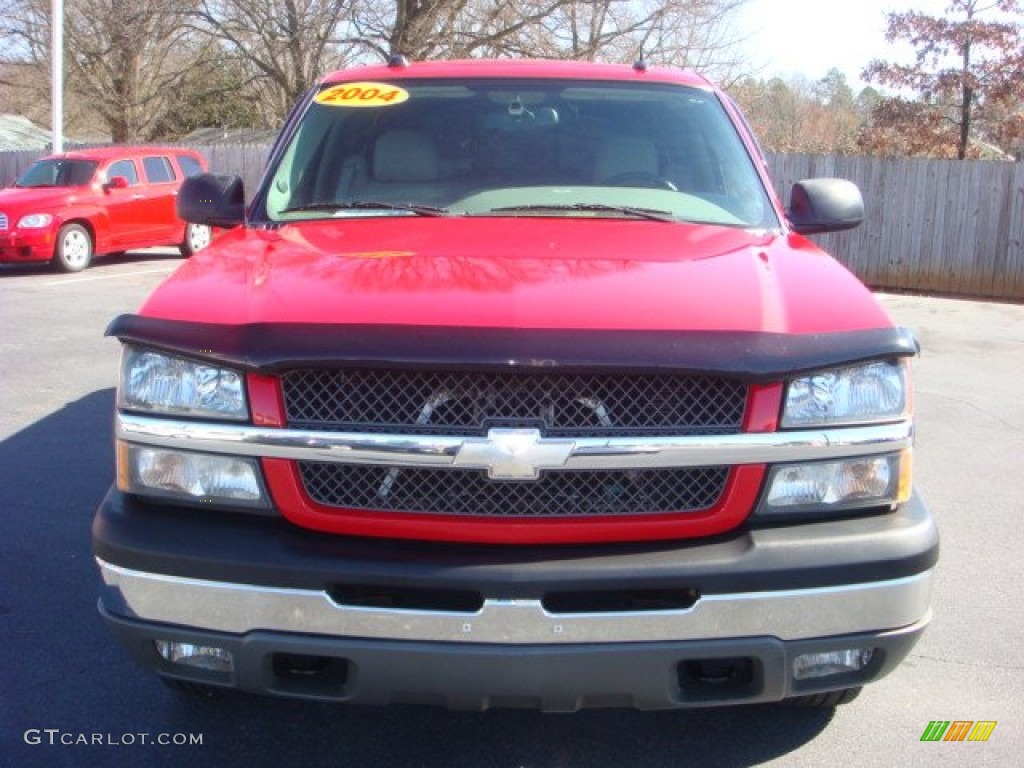 2004 Silverado 1500 Z71 Extended Cab 4x4 - Victory Red / Dark Charcoal photo #7