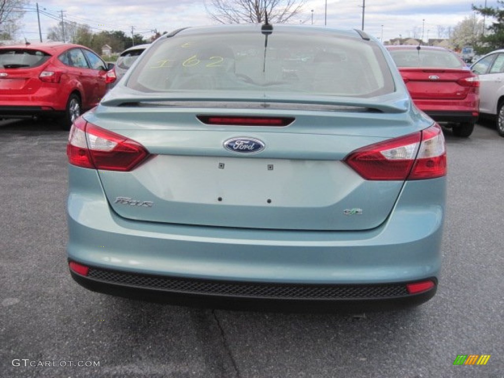 Frosted Glass Metallic 2012 Ford Focus SE SFE Sedan Exterior Photo #63065269