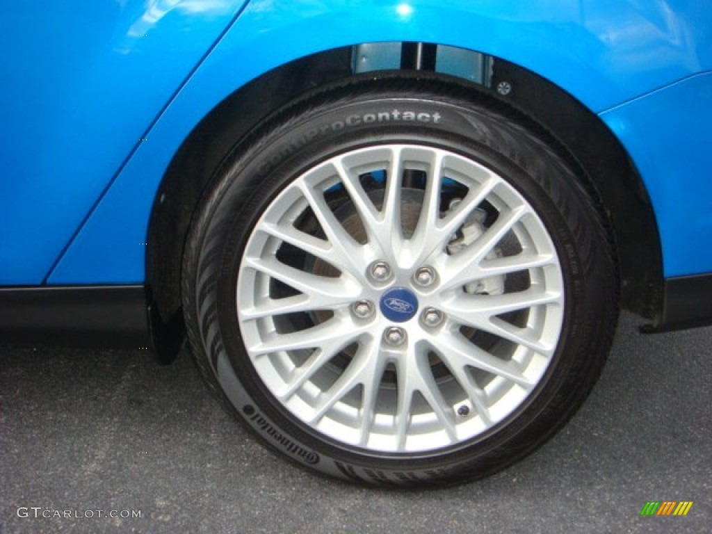 2012 Focus SEL Sedan - Blue Candy Metallic / Charcoal Black photo #9