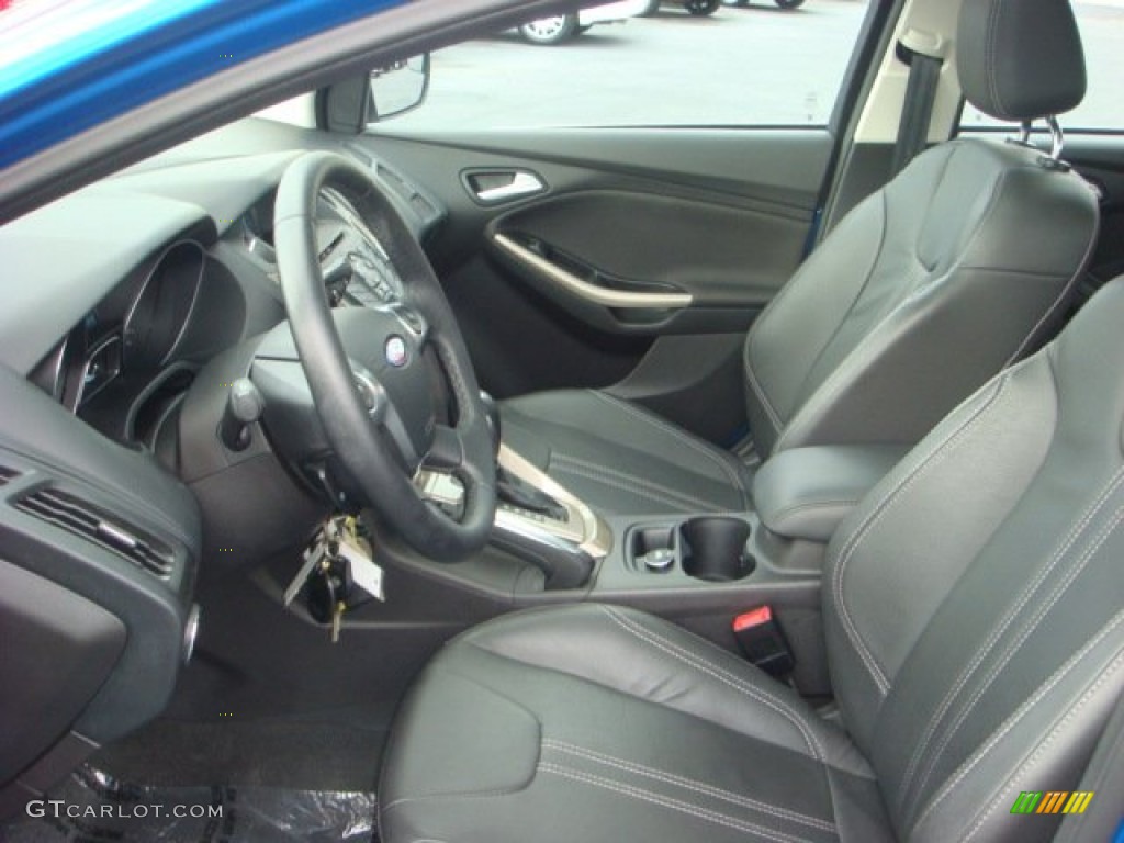 Charcoal Black Interior 2012 Ford Focus SEL Sedan Photo #63065389