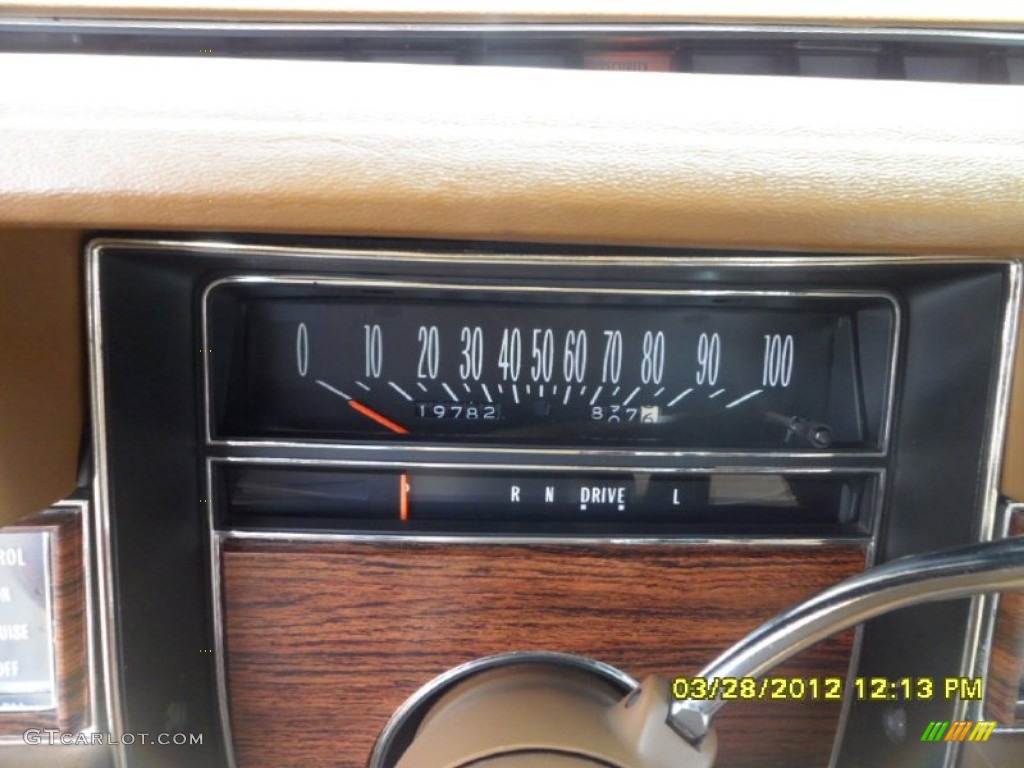 1976 Cadillac Eldorado Convertible Gauges Photos