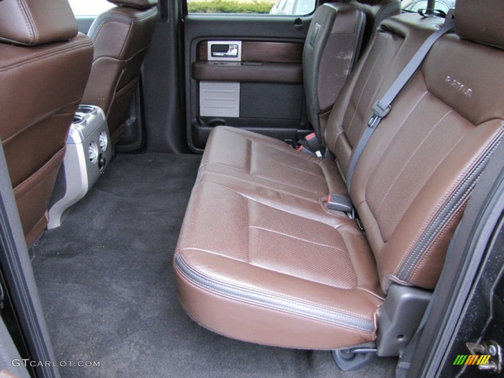 2010 Ford F150 Platinum SuperCrew 4x4 Rear Seat Photo #63067165