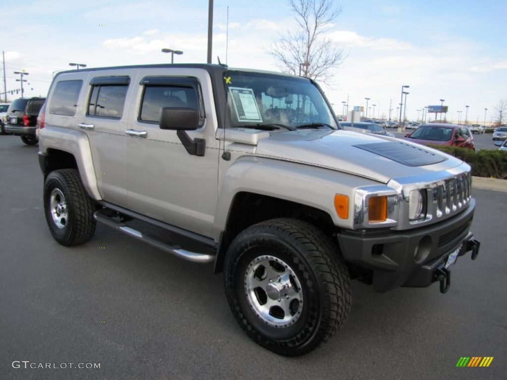 Boulder Gray Metallic 2007 Hummer H3 Standard H3 Model Exterior Photo #63067237