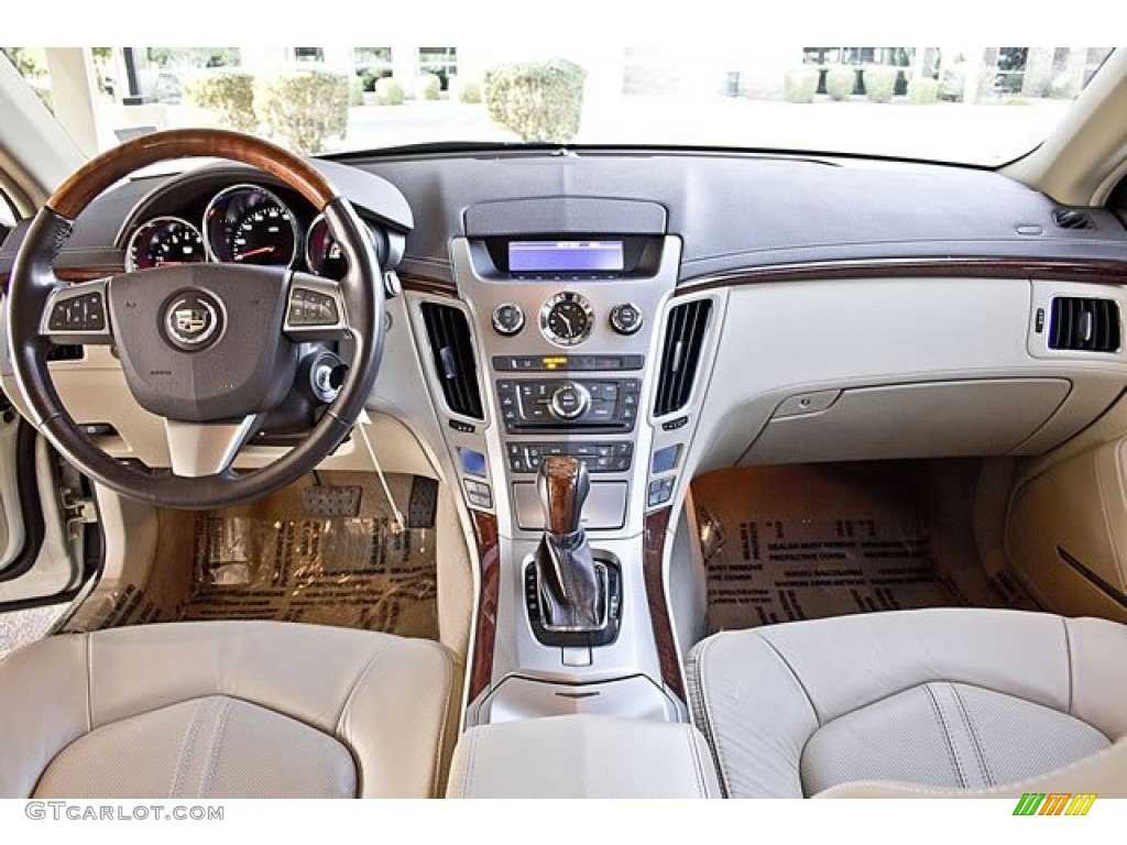 2011 Cadillac CTS 3.0 Sport Wagon Cashmere/Cocoa Dashboard Photo #63068326