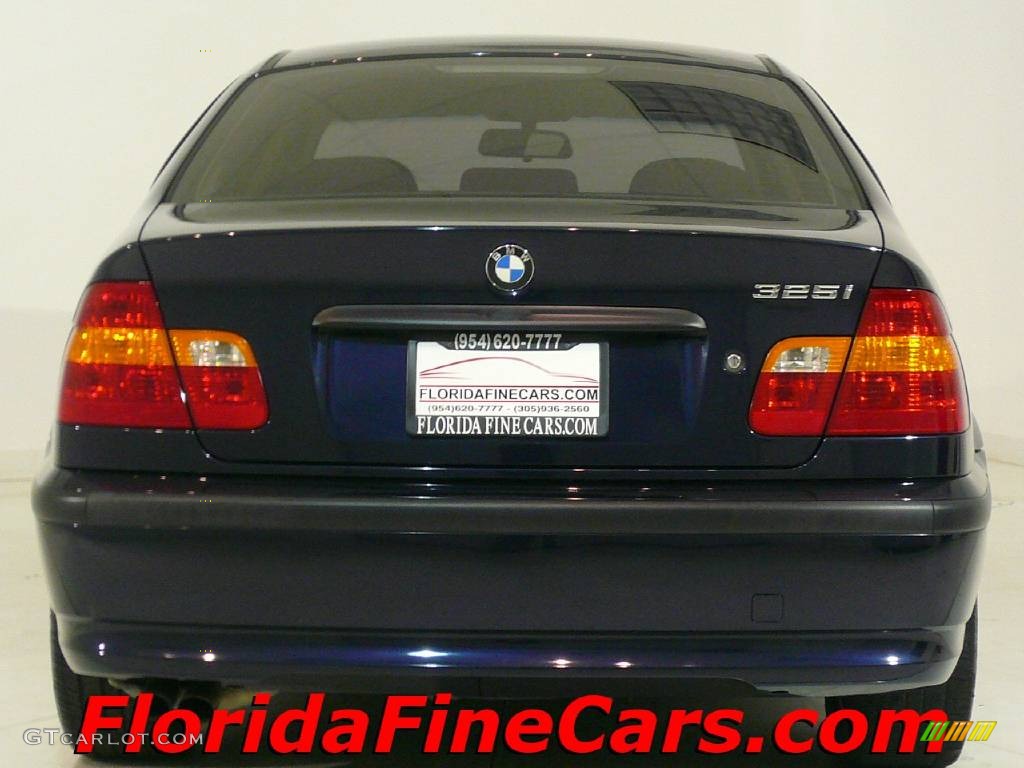 2003 3 Series 325i Sedan - Orient Blue Metallic / Sand photo #6
