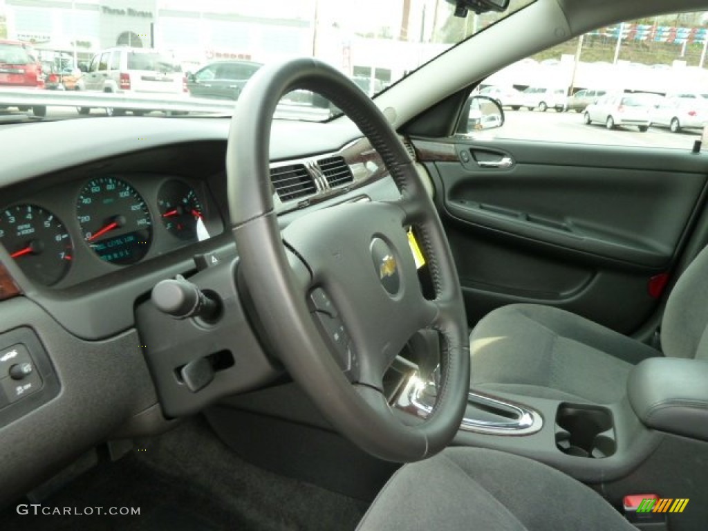 2012 Chevrolet Impala LS Ebony Steering Wheel Photo #63068472