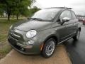 2012 Verde Oliva (Green) Fiat 500 Lounge  photo #1