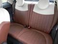 Pelle Marrone/Avorio (Brown/Ivory) Rear Seat Photo for 2012 Fiat 500 #63070463